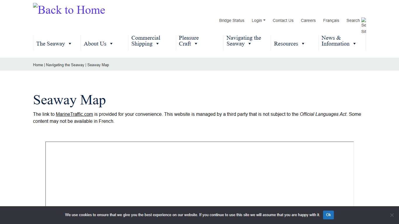 Seaway Map - Great Lakes St. Lawrence Seaway System